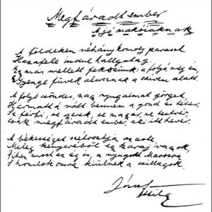 József Attila, kézirat