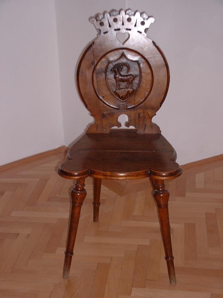 A géniusz még pihenésképp is alkot. Kubinyi Ferenc széke (1873)